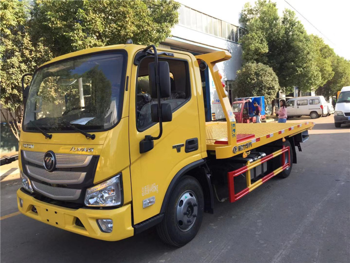 國六福田歐馬可藍(lán)牌清障車