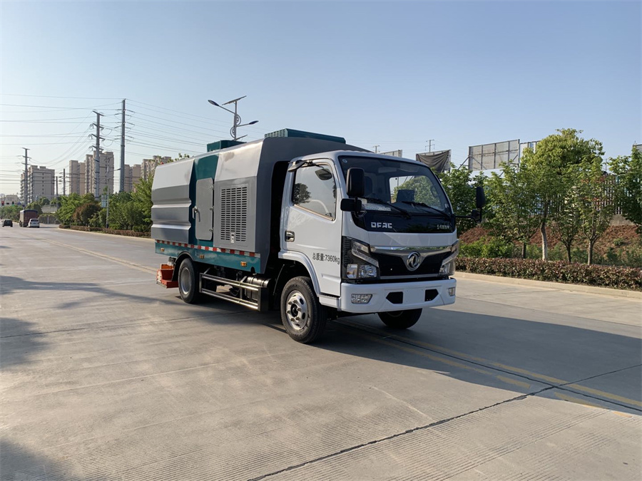 5方后置吸塵車-五環福瑞卡國六后置5方吸塵車廠家價格